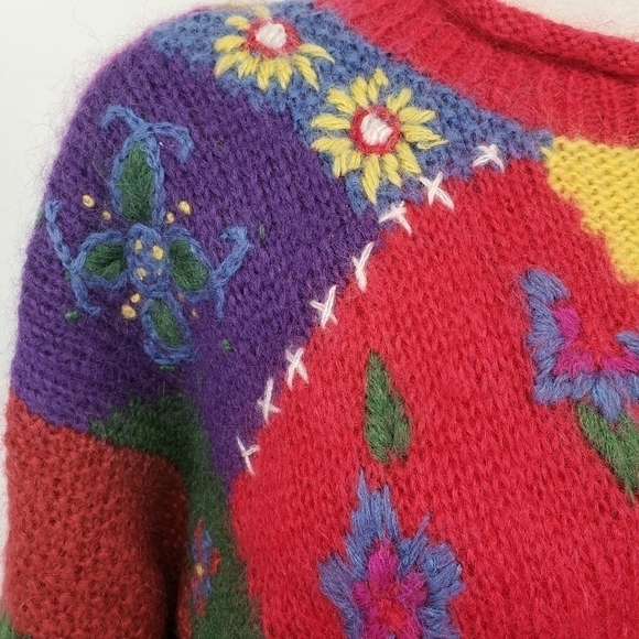 VINTAGE SiBA Mohair Lined Ski Sweater Tunic EUC - Picture 14 of 16